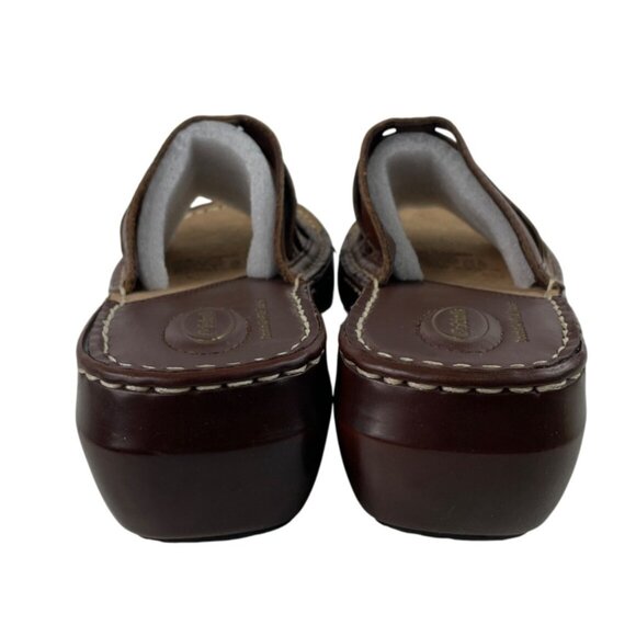 Dr Scholl’s Women’s Shoes Brown Leather Reba II Comfort Sandals Size 8 - Picture 6 of 11